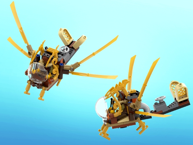 [Steampunk Flying Ship] [BrickLink]