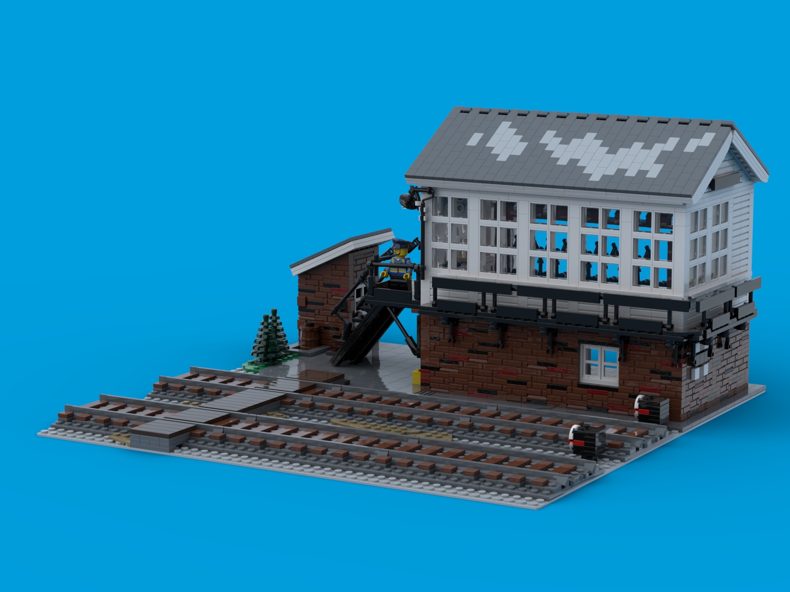 Lego signal box sale