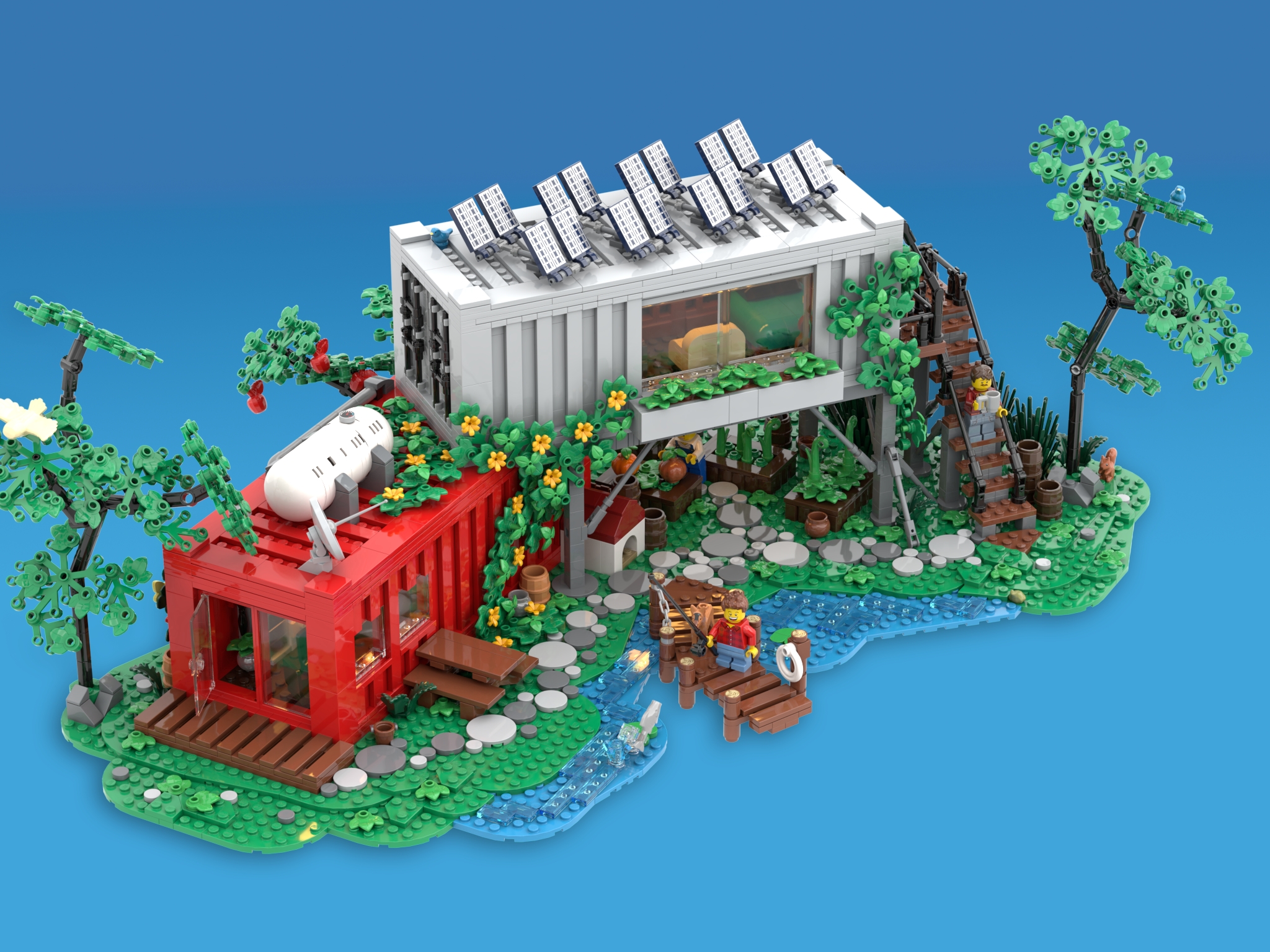 [Remote Container House] [BrickLink]