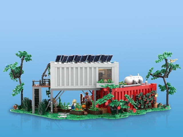 [Remote Container House] [BrickLink]