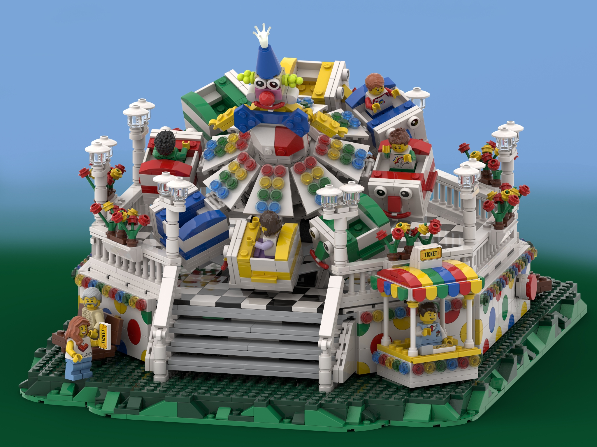 Lego carousel bricklink sale