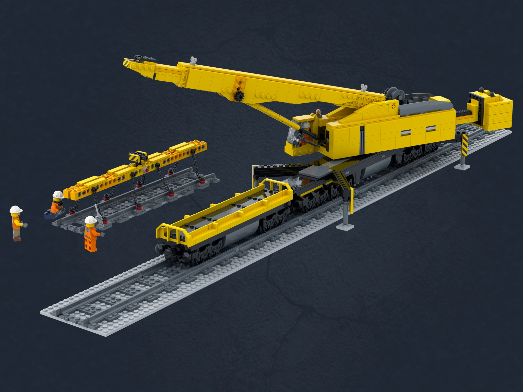 Crane on Track 2.0 BrickLink