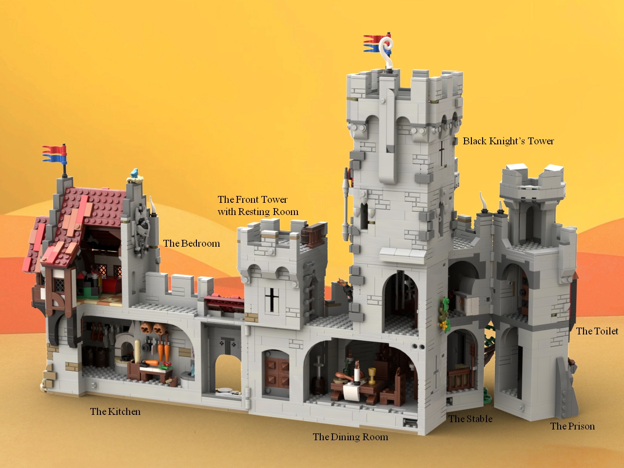 [Black Brick Knight's Castle] [BrickLink]