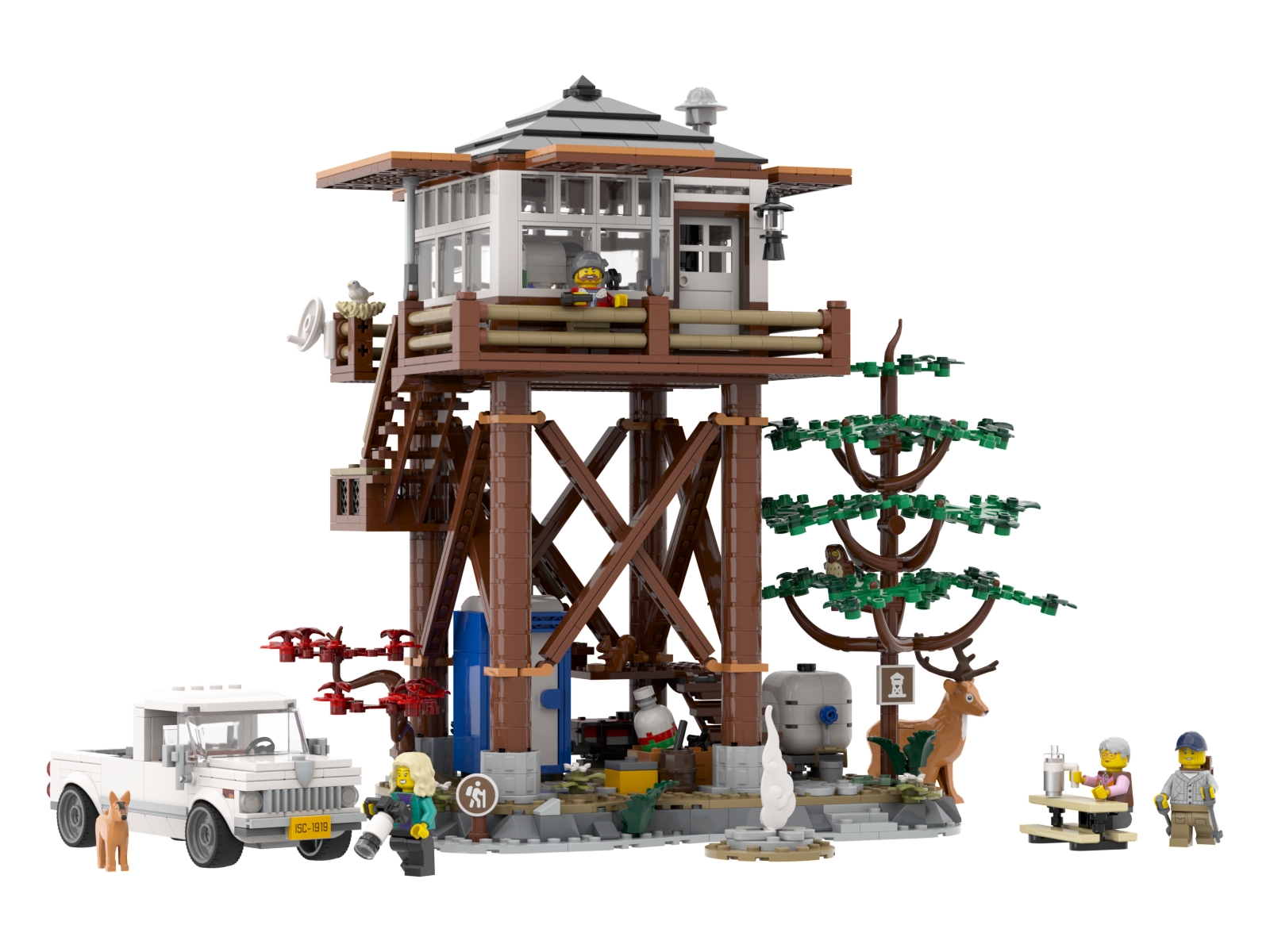 Fire Lookout Tower BrickLink