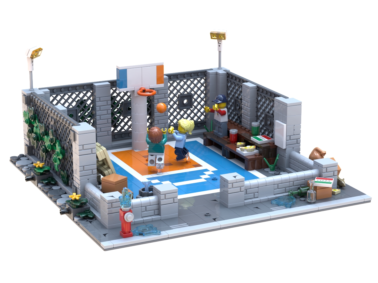 [Modular Basketball Court] [BrickLink]