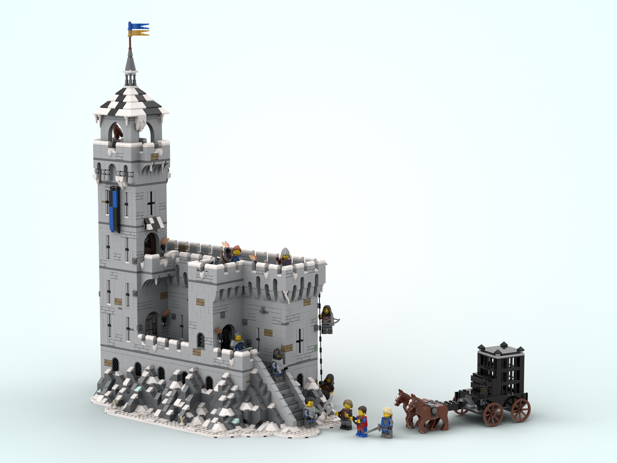 [Snowy Prison Stronghold] [BrickLink]