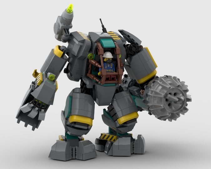 Mining Mech from BrickLink Studio [BrickLink]