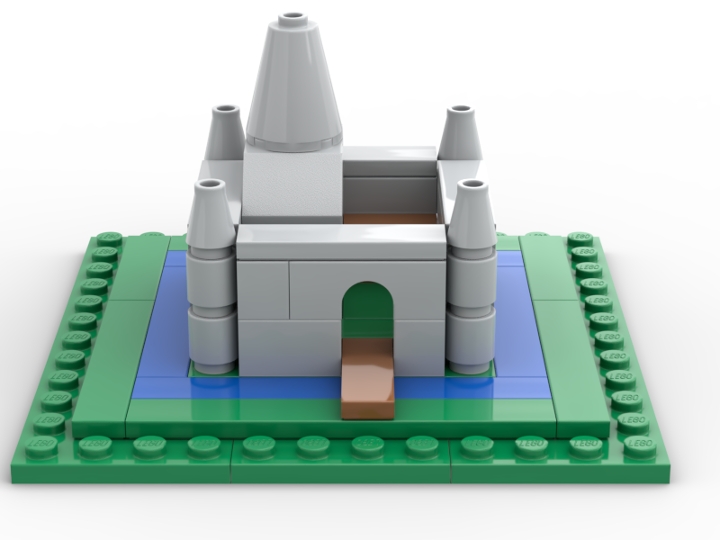 Micro castle build from BrickLink Studio [BrickLink]