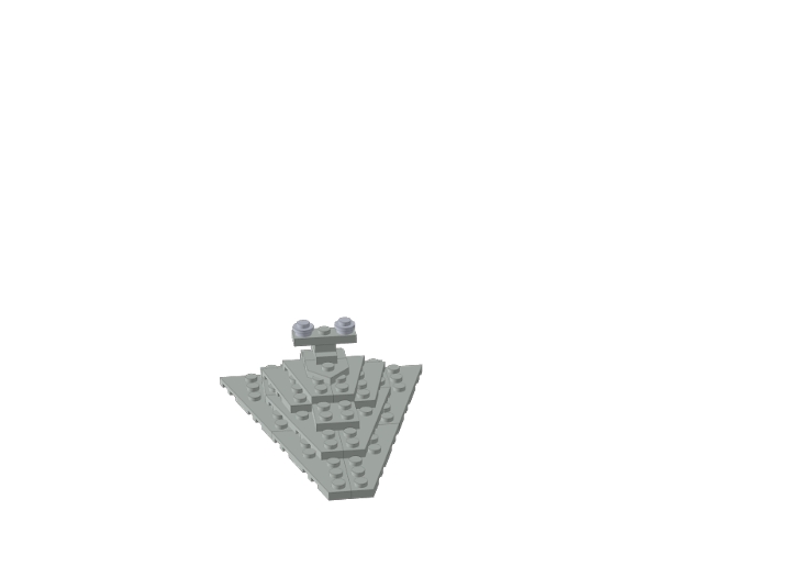 Micro-scale Imperial Star Destroyer from BrickLink Studio [BrickLink]