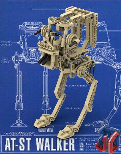 8001 AT-ST WALKER from BrickLink Studio [BrickLink]