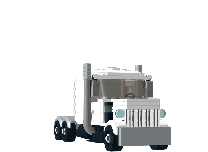 Truck MOC white from BrickLink Studio [BrickLink]