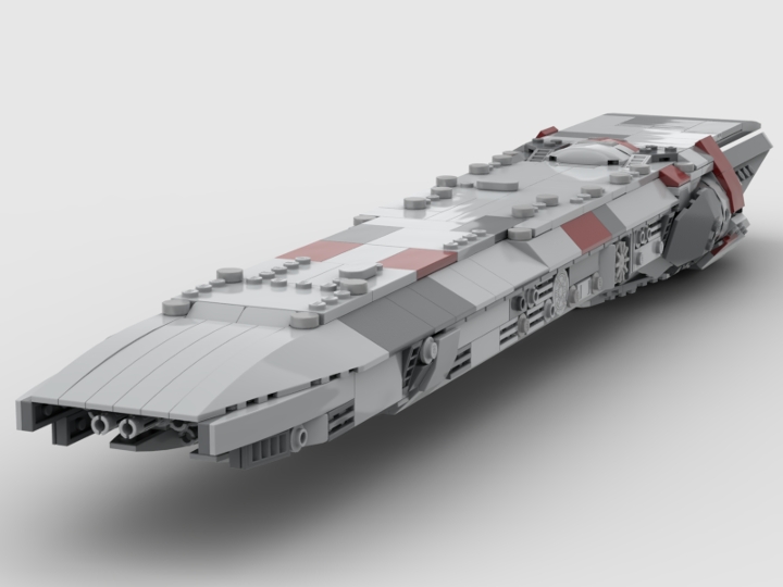 Javelin Class Heavy Cruiser from BrickLink Studio [BrickLink]