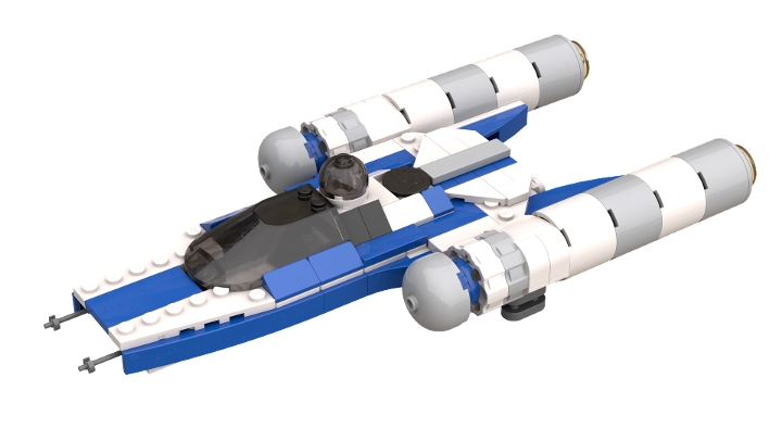 Midi Captain Rex's Y-Wing from BrickLink Studio [BrickLink]