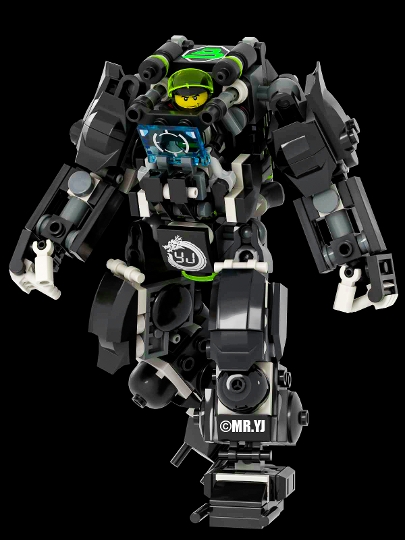 【Blacktron II Mech-Suit】 for SPACE-SUPERSTAR from BrickLink Studio ...