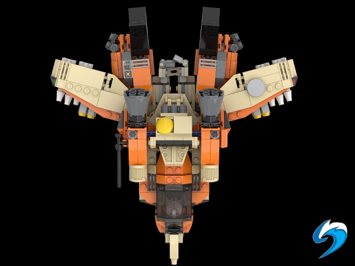 MACROSS VT1D_ARMED_VALKYRIE from BrickLink Studio [BrickLink]