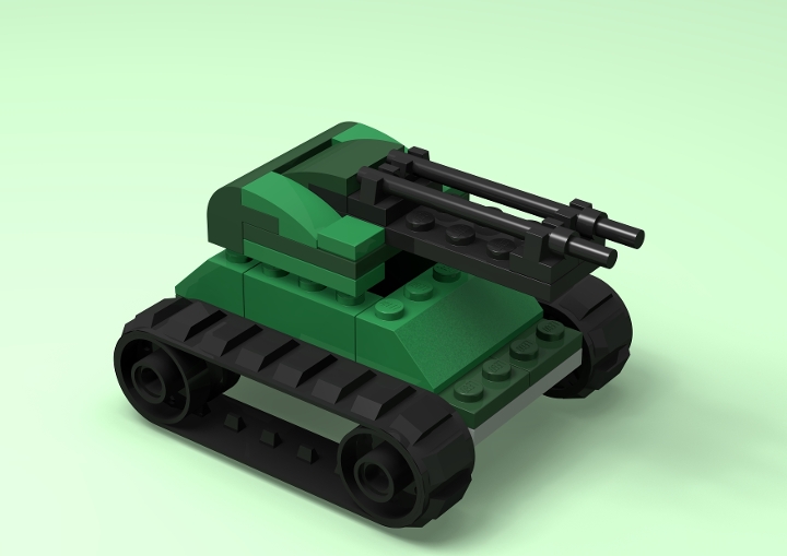 Freds MicroTank #15-07-24 from BrickLink Studio [BrickLink]