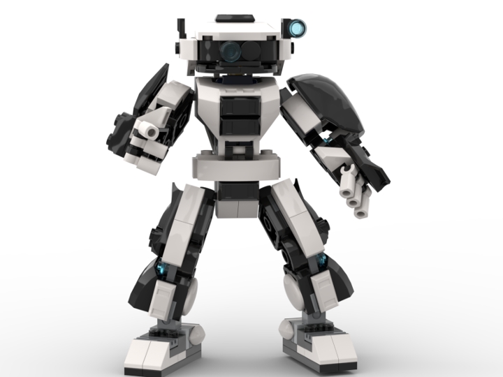 Figure Mech mk1 from BrickLink Studio [BrickLink]