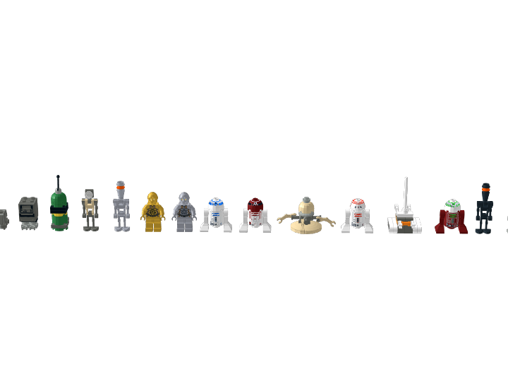 Droids from BrickLink Studio [BrickLink]