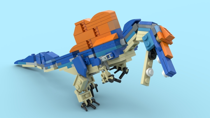 Spinosaurus V5 from BrickLink Studio [BrickLink]