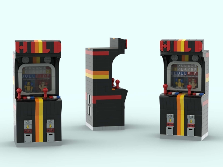 Classic Arcade Machine from BrickLink Studio [BrickLink]