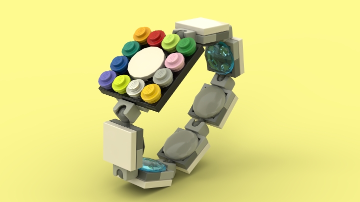 Custom Apple Watch MOC from BrickLink Studio [BrickLink]