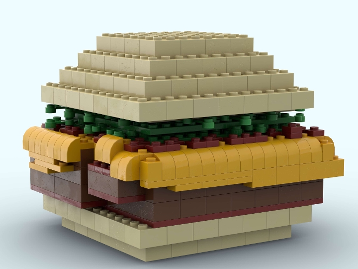 GIANT BURGER from BrickLink Studio [BrickLink]