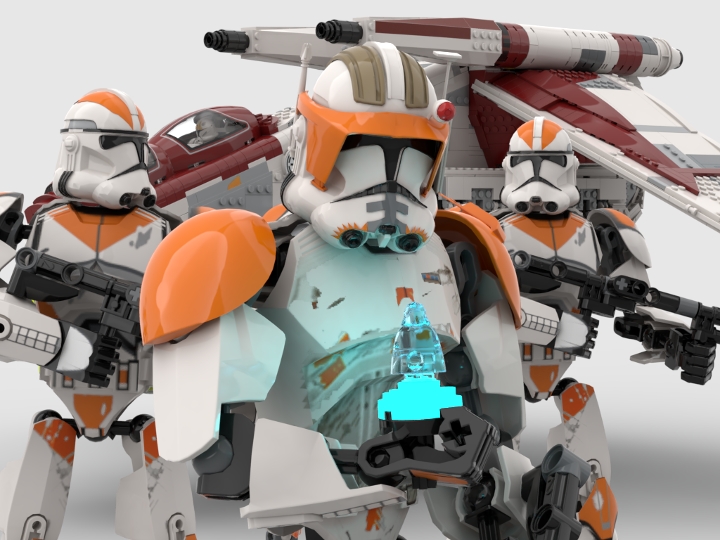 75108 Clone Commander Cody moc from BrickLink Studio [BrickLink]
