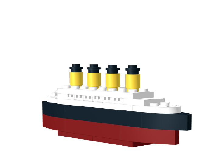 Mini Titanic from BrickLink Studio [BrickLink]