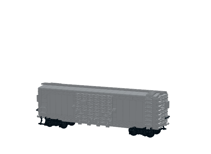 50ft boxcar from BrickLink Studio [BrickLink]