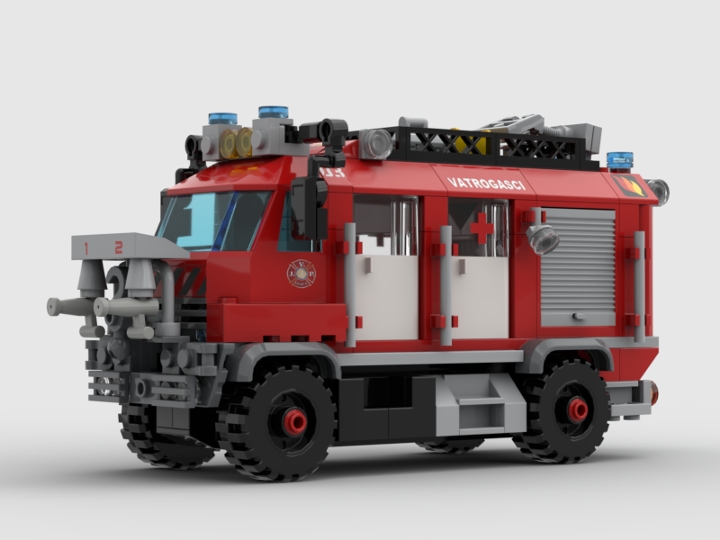 Forest Fire Truck from BrickLink Studio [BrickLink]