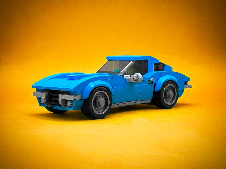 Chevrolet Corvette C2 from BrickLink Studio [BrickLink]