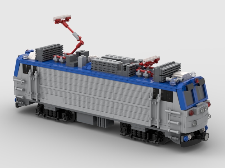 Amtrak AEM-7ac from BrickLink Studio [BrickLink]