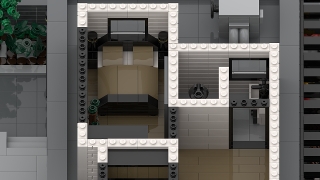 Modern European House from BrickLink Studio [BrickLink]