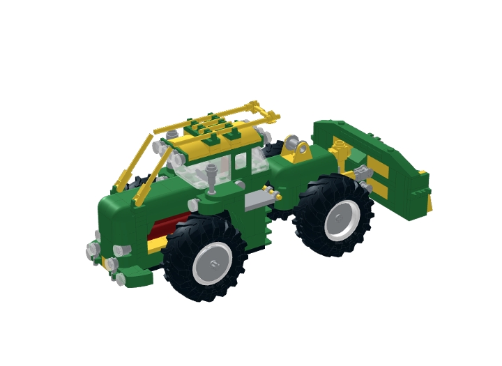 forest skidder from BrickLink Studio [BrickLink]