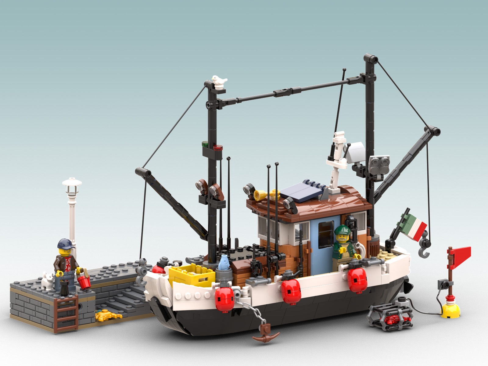 Fishing Boat BrickLink Fishing Boat BrickLink