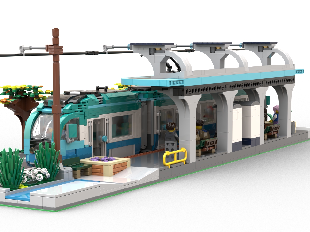 [Urbana Articulated Tram] [BrickLink]
