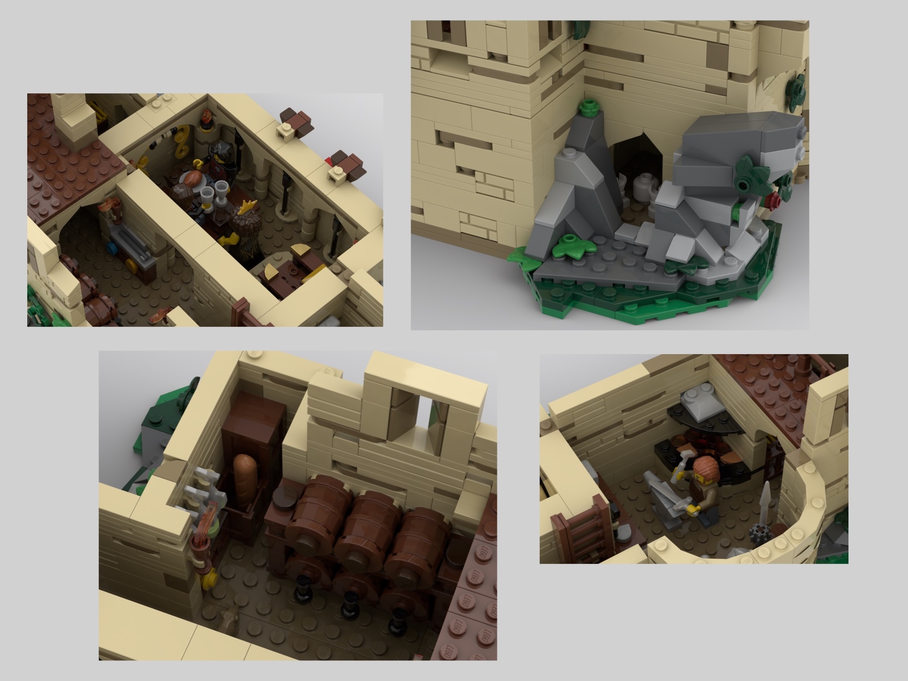 [The Wolves Sandcastle] [BrickLink]