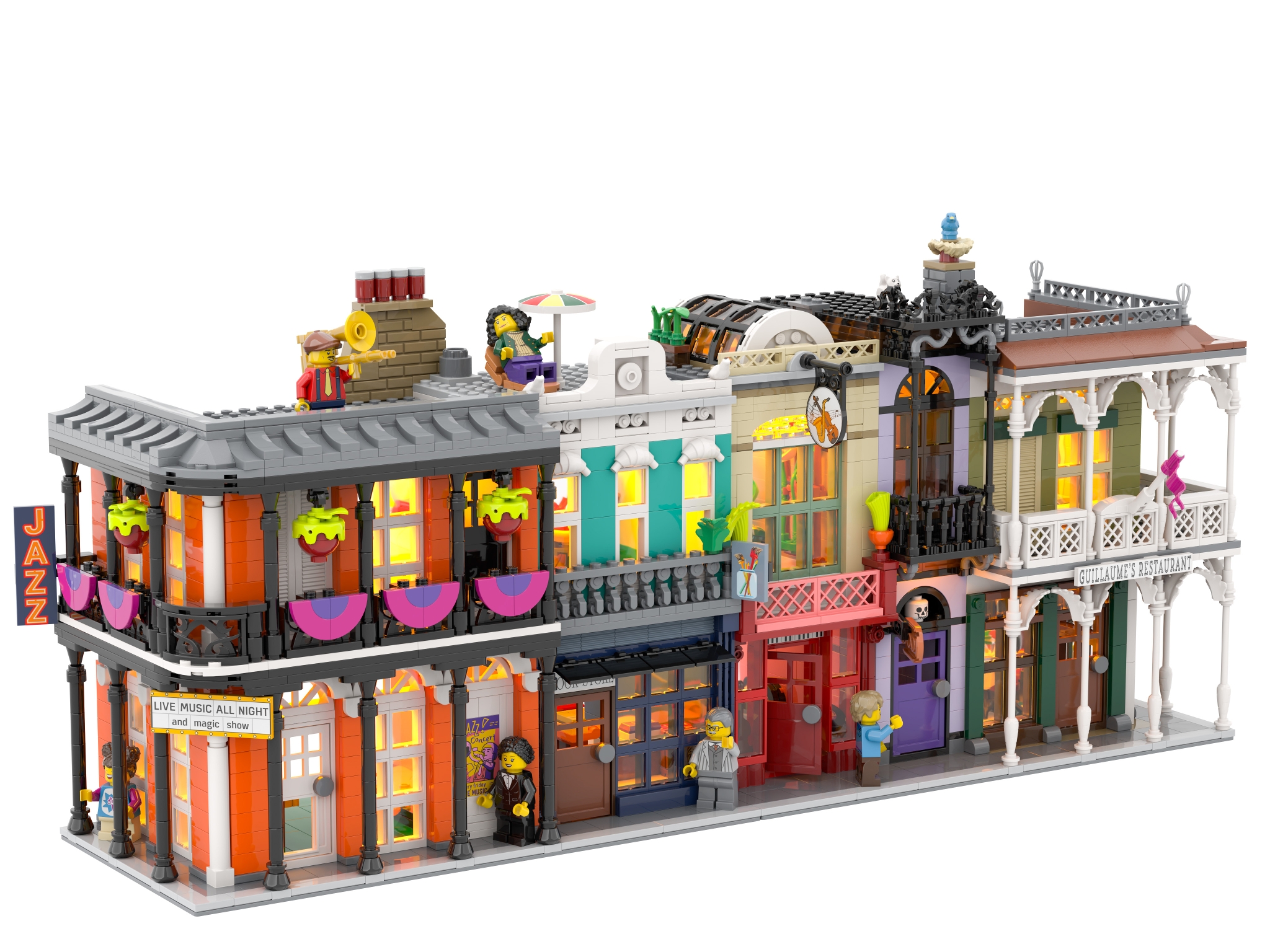 New Orleans's spirit, the French Quarter] [BrickLink]