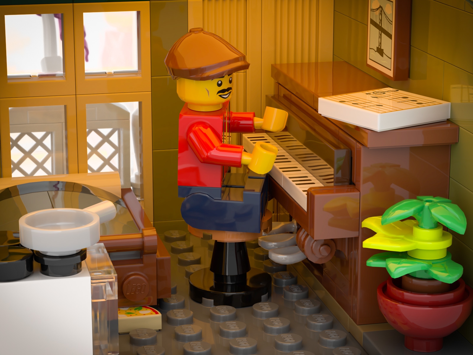 New Orleans's spirit, the French Quarter] [BrickLink]