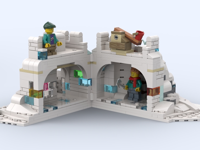 [Backyard Snow Forts] [BrickLink]