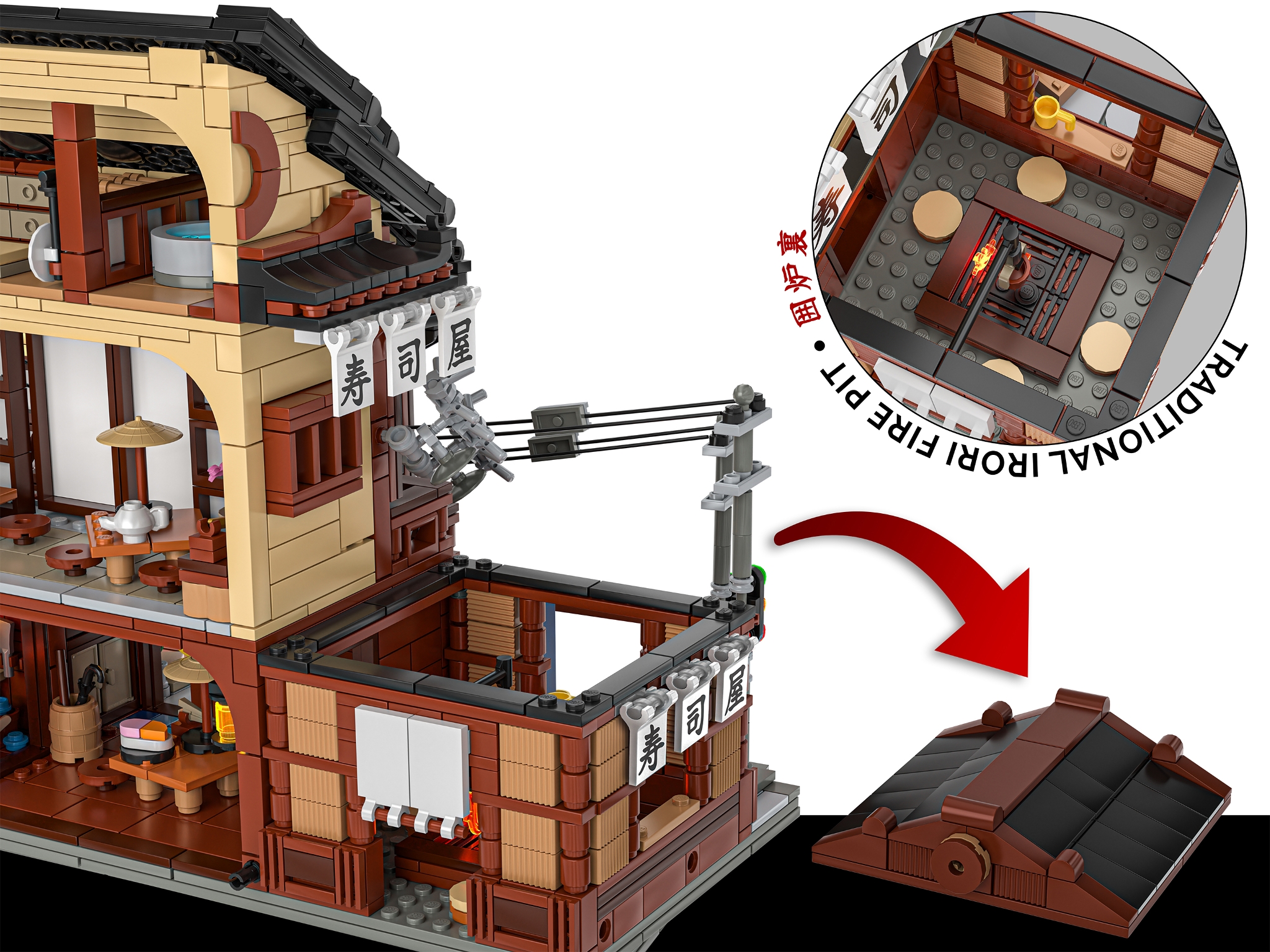 Sushi restaurant (寿司屋)] [BrickLink]