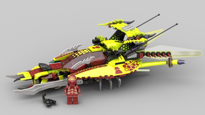 Space Transport - Galaxy Squad - Buggoid from BrickLink Studio [BrickLink]