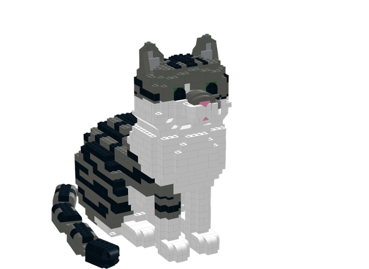 cat from BrickLink Studio [BrickLink]