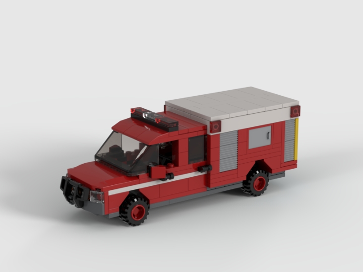 Fire Squad Truck from BrickLink Studio [BrickLink]