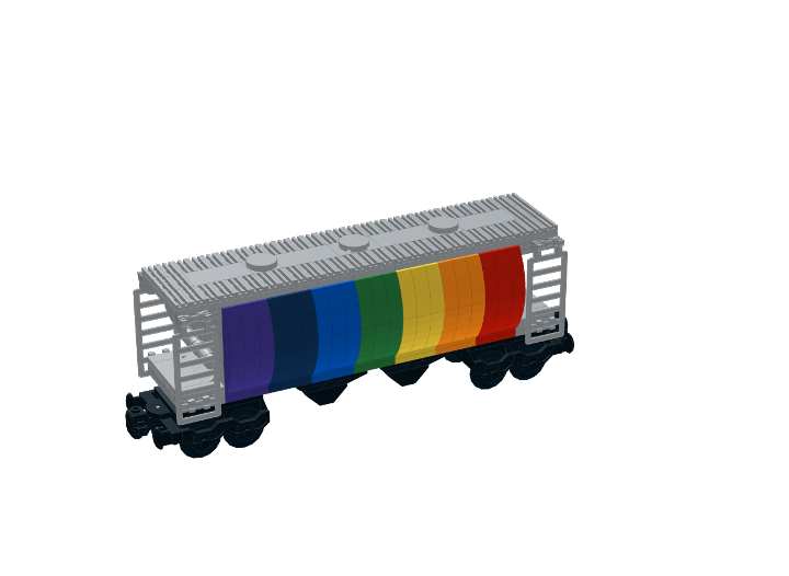 CN covered hopper custom with wheel set from BrickLink Studio [BrickLink]