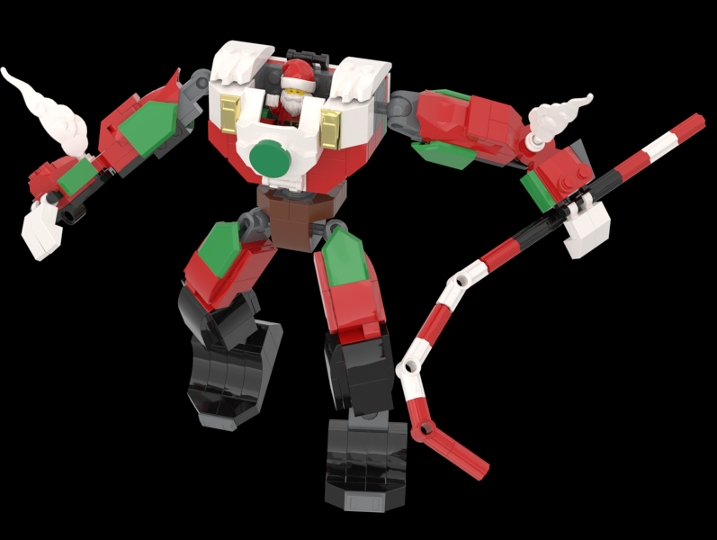 Santa's Christmas Mech from BrickLink Studio [BrickLink]