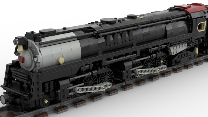 PRR Q2 class locomotive from BrickLink Studio [BrickLink]