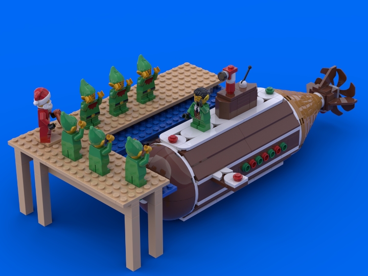 Experience The Amazing Gingerbread Submarine from BrickLink Studio ...