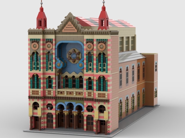 SynagogueRebricked from BrickLink Studio [BrickLink]