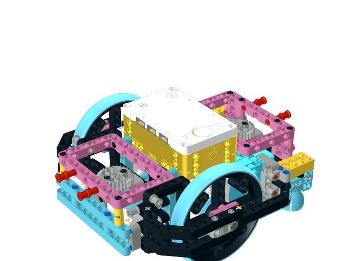 SPIKE Advanced Driving Base Assembly from BrickLink Studio [BrickLink]